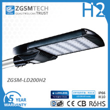 TÜV genehmigt 200W Street LED Beleuchtung mit 0-10VDC Dimmen